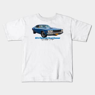 1974 Plymouth Road Runner Hardtop Coupe Kids T-Shirt